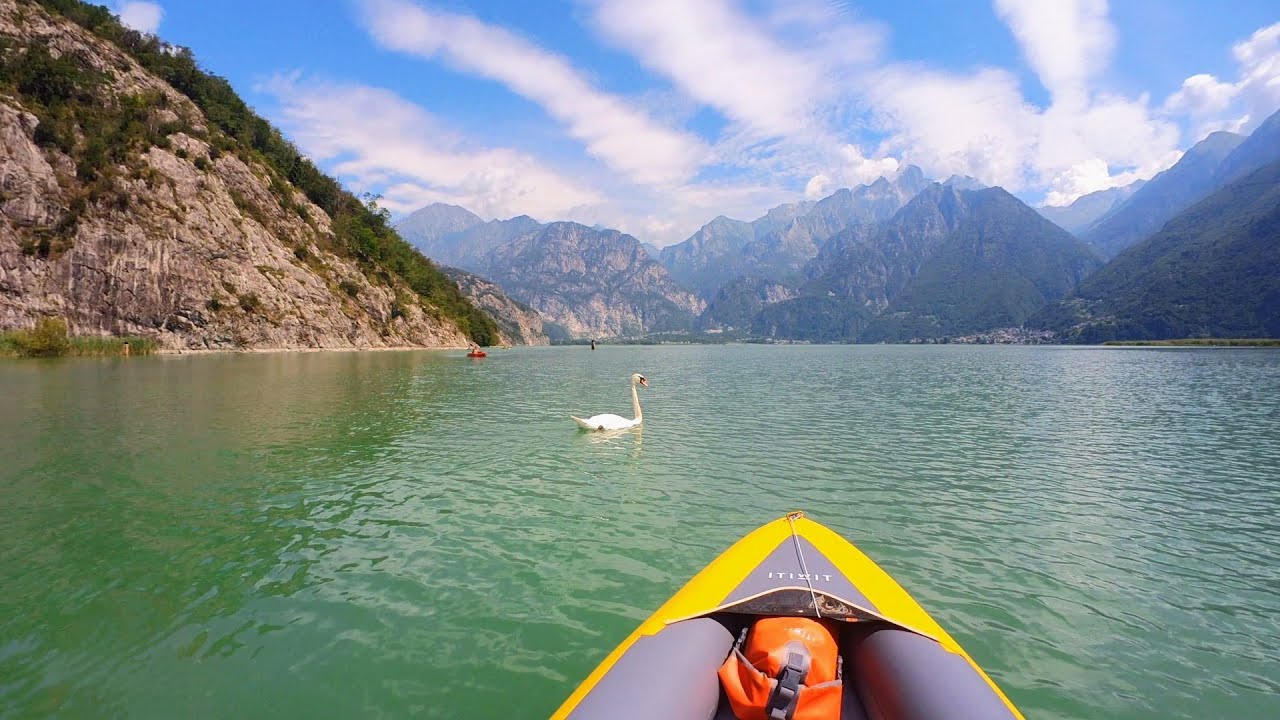 Lago di Novate Mezzola in Kayak