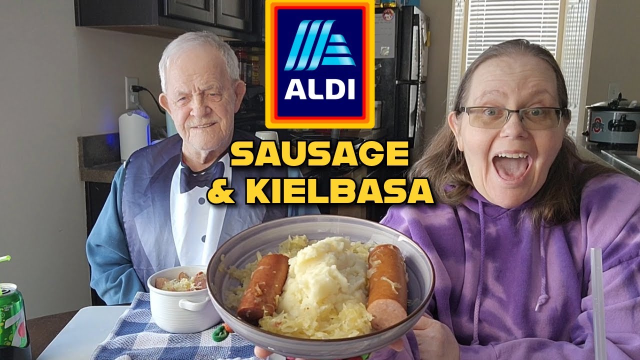 Aldi Beef Smoked Sausage and Polska Kielbasa Review #aldi #aldifinds