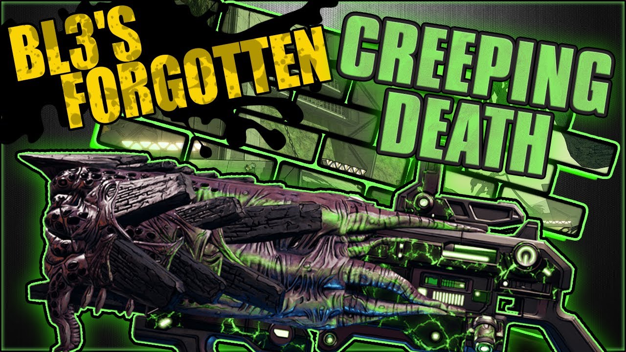 BL3's Forgotten - Corrosive Catastrophe - Creeping Death Legendary Tediore Shotgun Showcase & Guide
