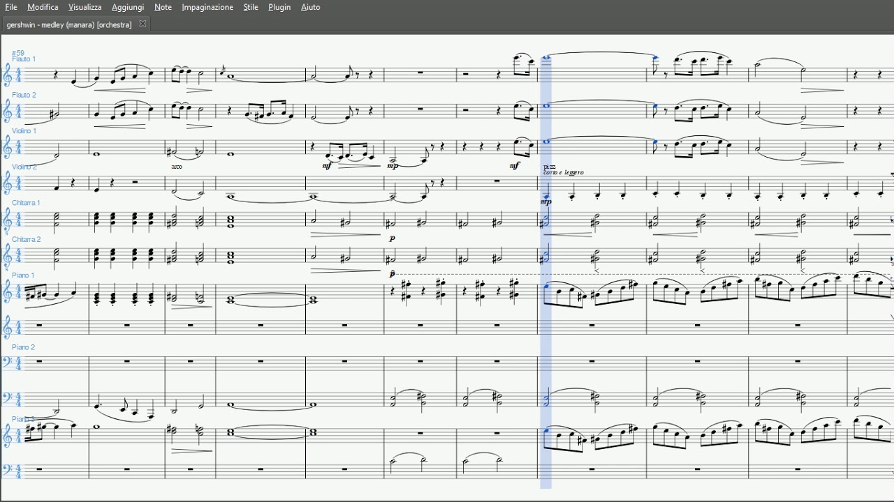 Gershwin Medley | Partitura gratis