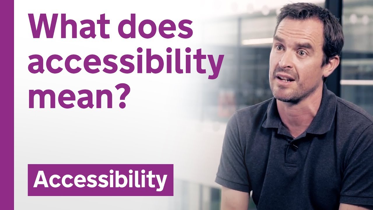 What does accessibility mean?