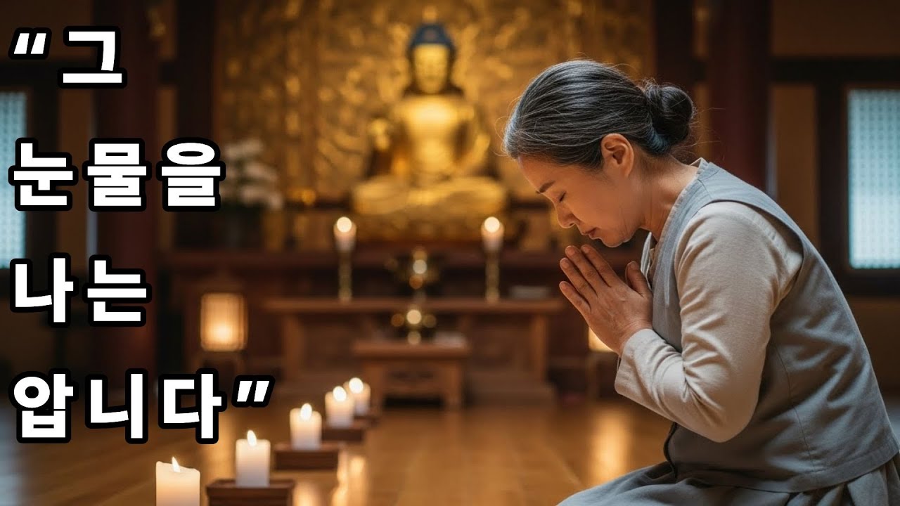나는 그 눈물을 압니다 | 부처님 말씀 |불교기도문|부처님말씀|부처님위로|자비의말씀|불교설법