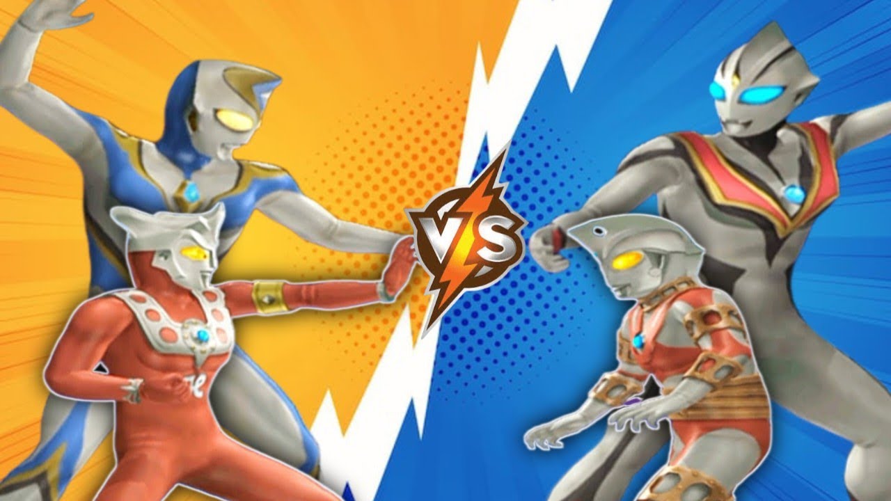 Dyna palsu vs Evil Tiga, Ultraman Leo vs Ace Robot 