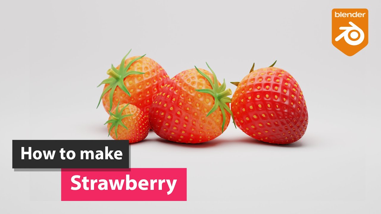 Blender how to make Strawberry
