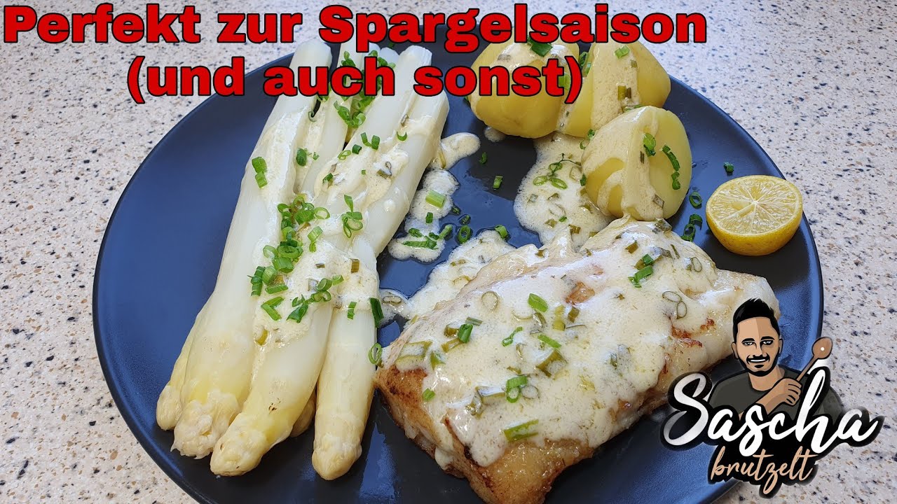 ZITRONENSAUCE - perfekt zu Spargel und/oder Fisch 😁 | Sascha brutzelt