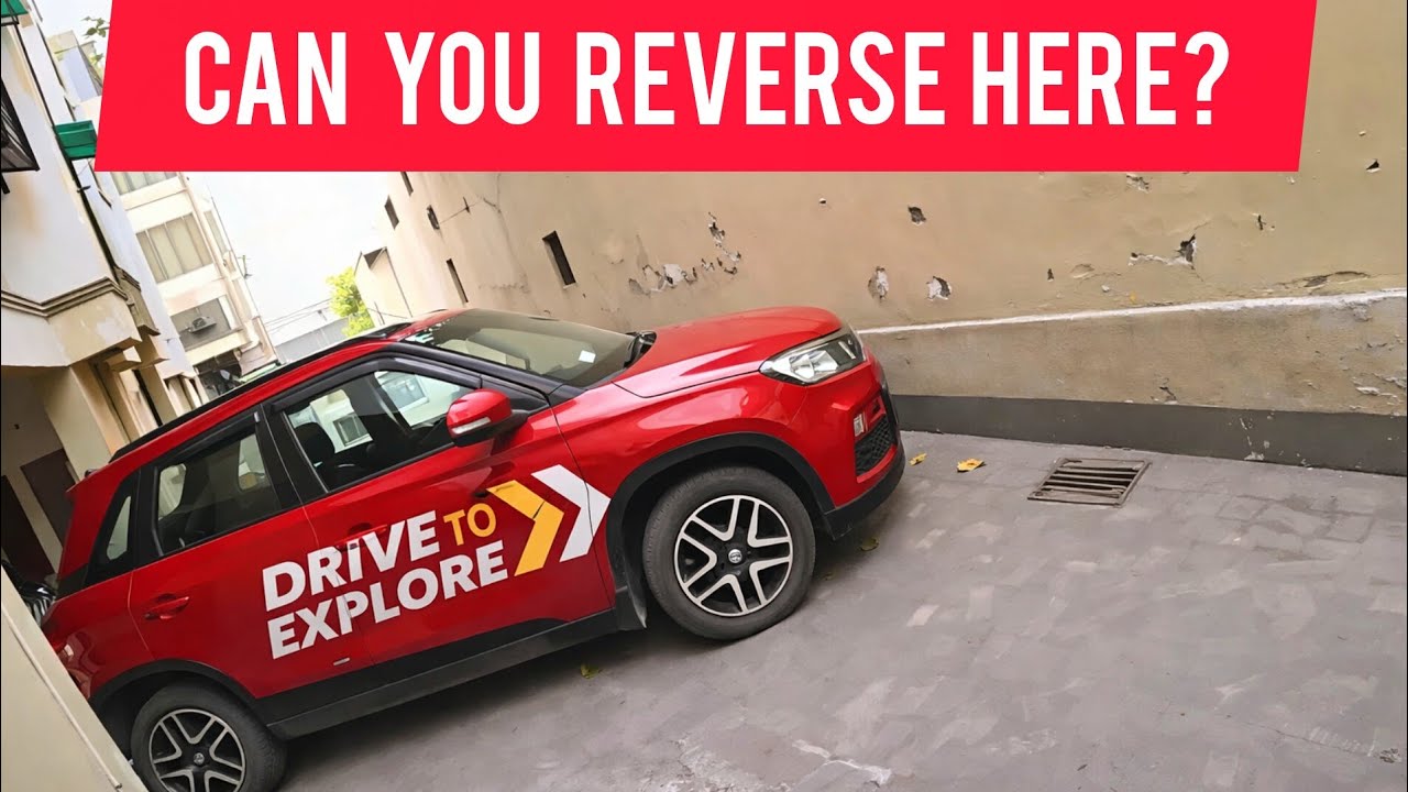 Just 2 simple reference Point to Reverse the Car I #drivingtips