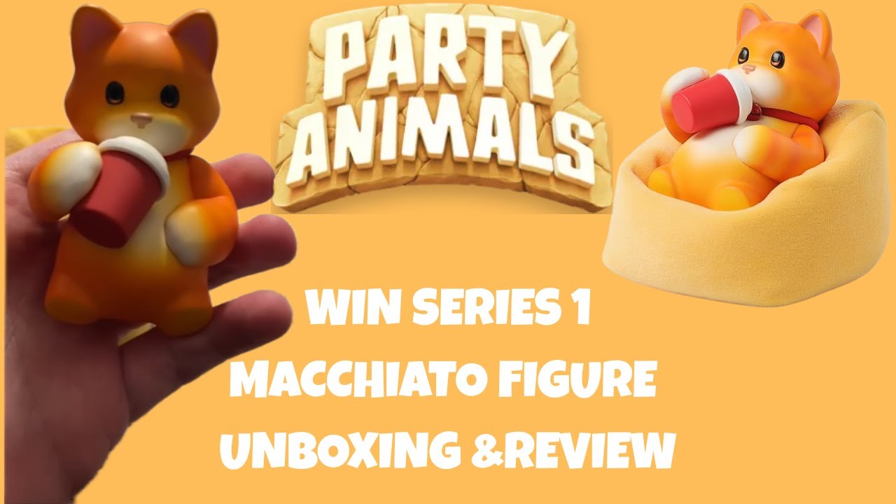 Party Animals Win Series Macchiato Figure Unboxing & Review