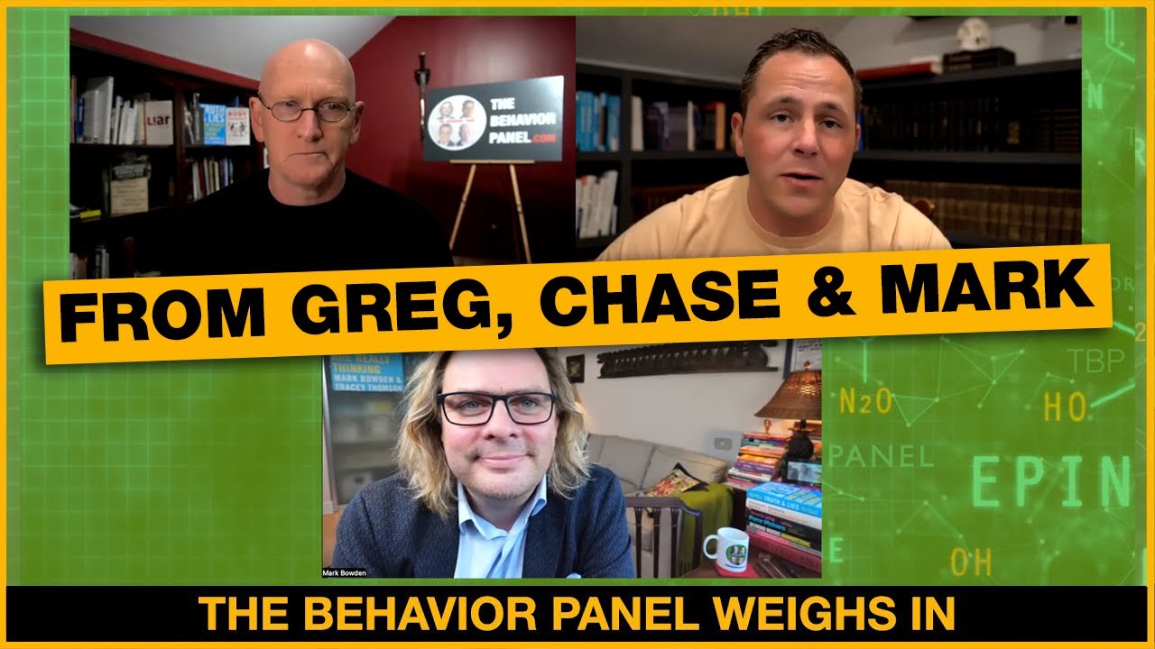 Message From Greg, Chase & Mark for ALL PANELISTS
