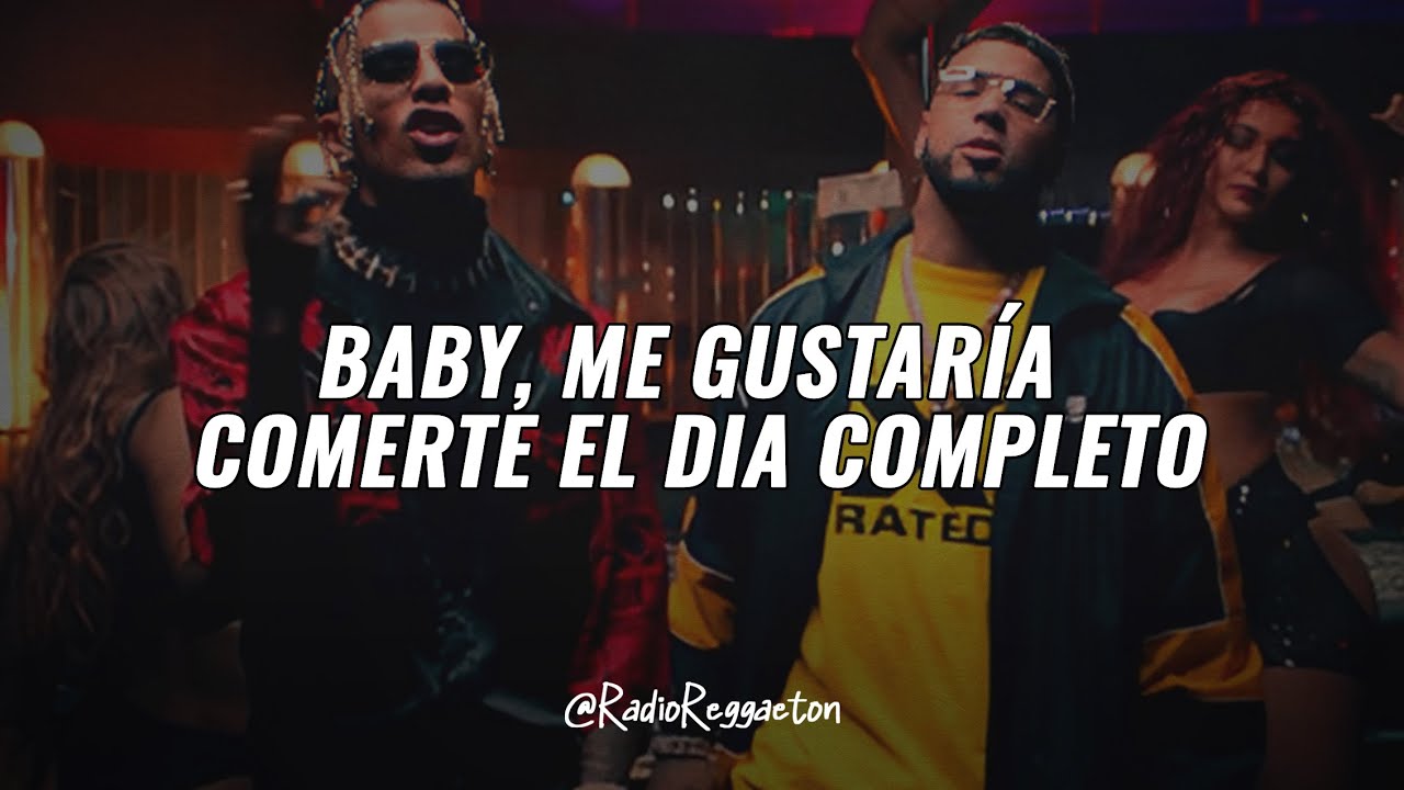 Rauw Alejandro, Anuel AA - Reloj (LETRA)