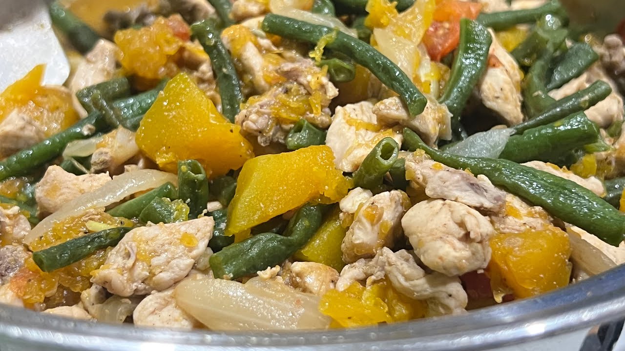 Ginisang Manok na may Kalabasa at Sitaw||#viralvideo #viral #youtube #video #easyrecipe #easydish 