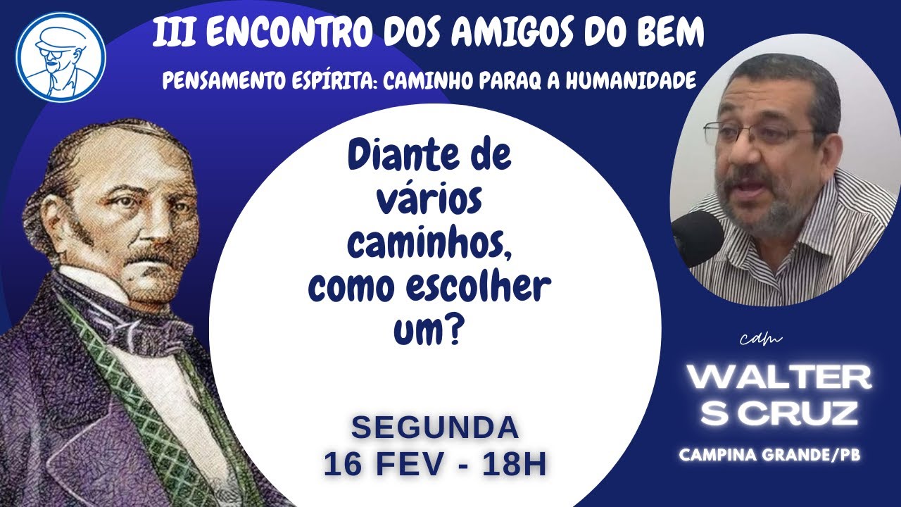 Diante de vários caminhos, como escolher um? - Walter S. Cruz ©TV Chico Xavier