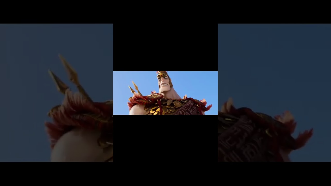 Cena de Davi e Golias/ dublado/ Davi nasce um Rei