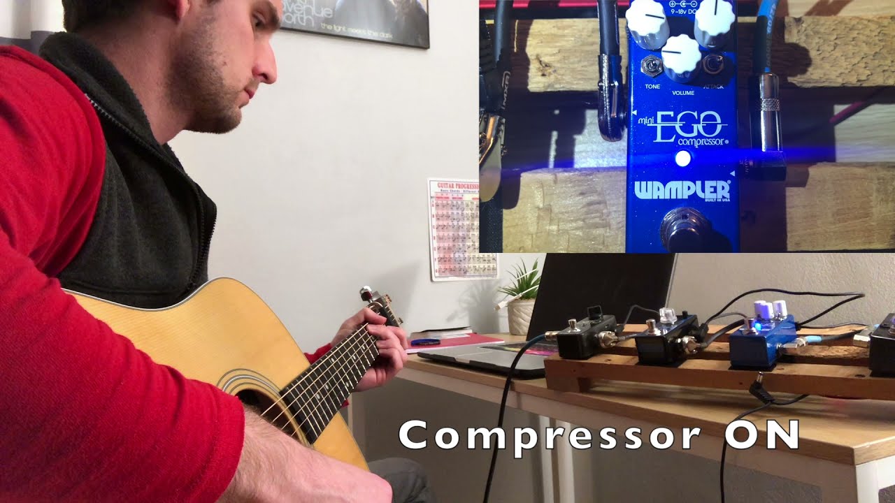 Wampler Ego Mini Compressor Demo (with Taylor 210e)