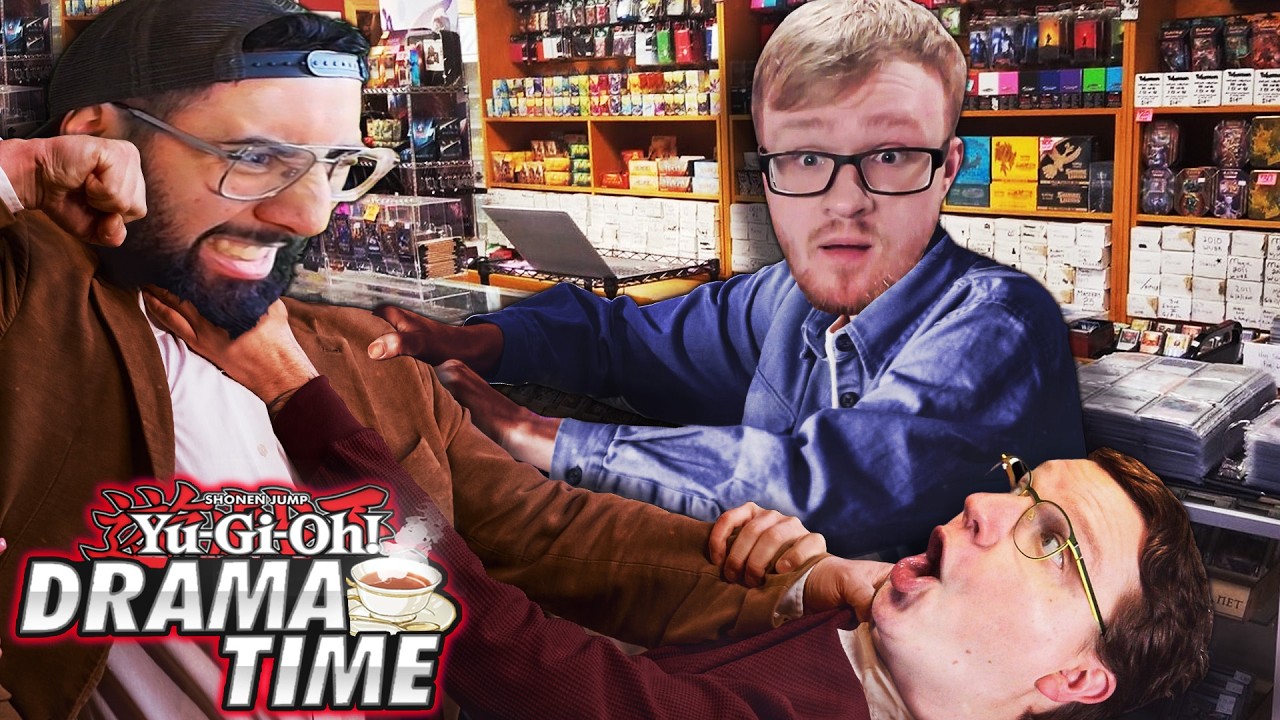 My First FIST FIGHT At My Local Card Shop | Drama Time