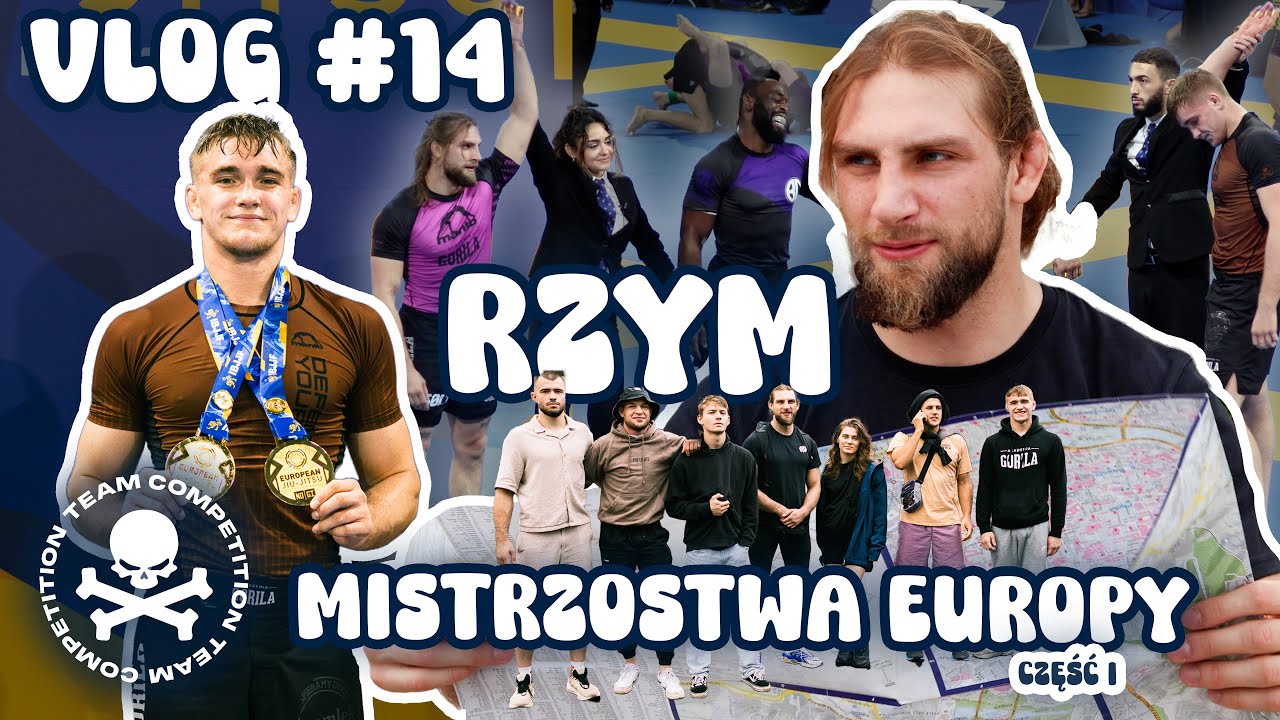 Academia Gorila BJJ VLOG #14 - Rzym cz.1  - Paweł Mistrzem Europy