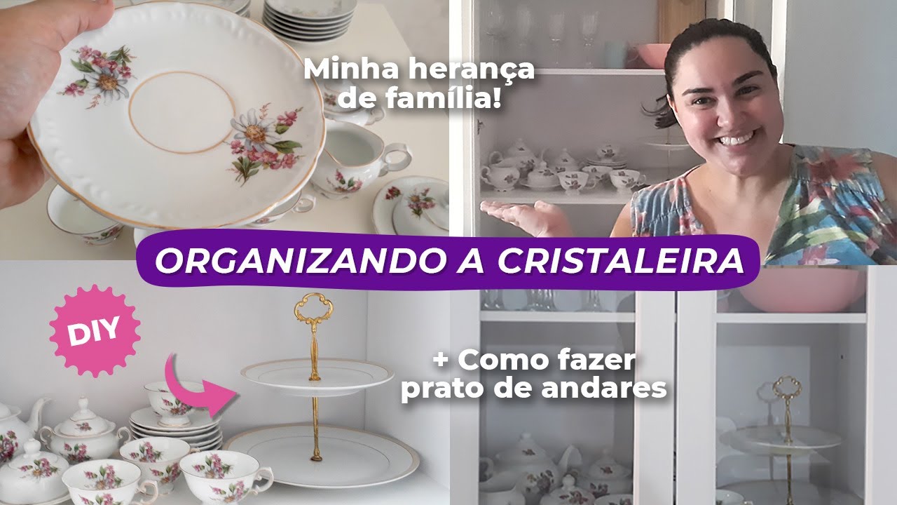 FINALMENTE ORGANIZEI A MINHA CRISTALEIRA NOVA!!