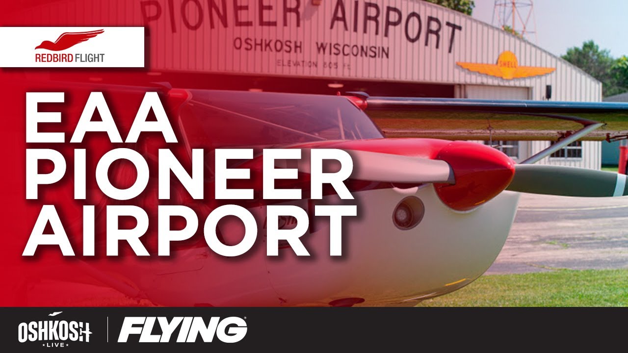 Inside the Pioneer Airport in Oshkosh, WI