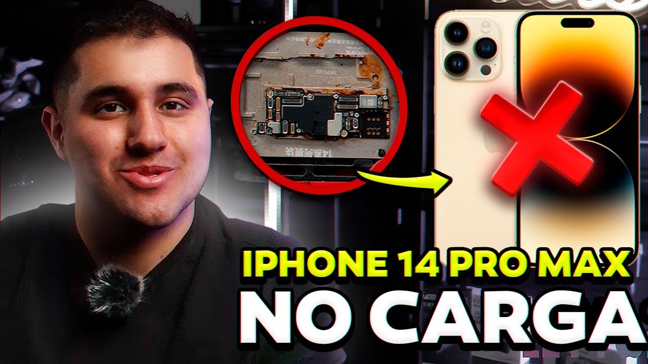 Cómo diagnosticar y reparar un iPhone 14 Pro Max que no carga IC malo, mi iphone no carga. :(