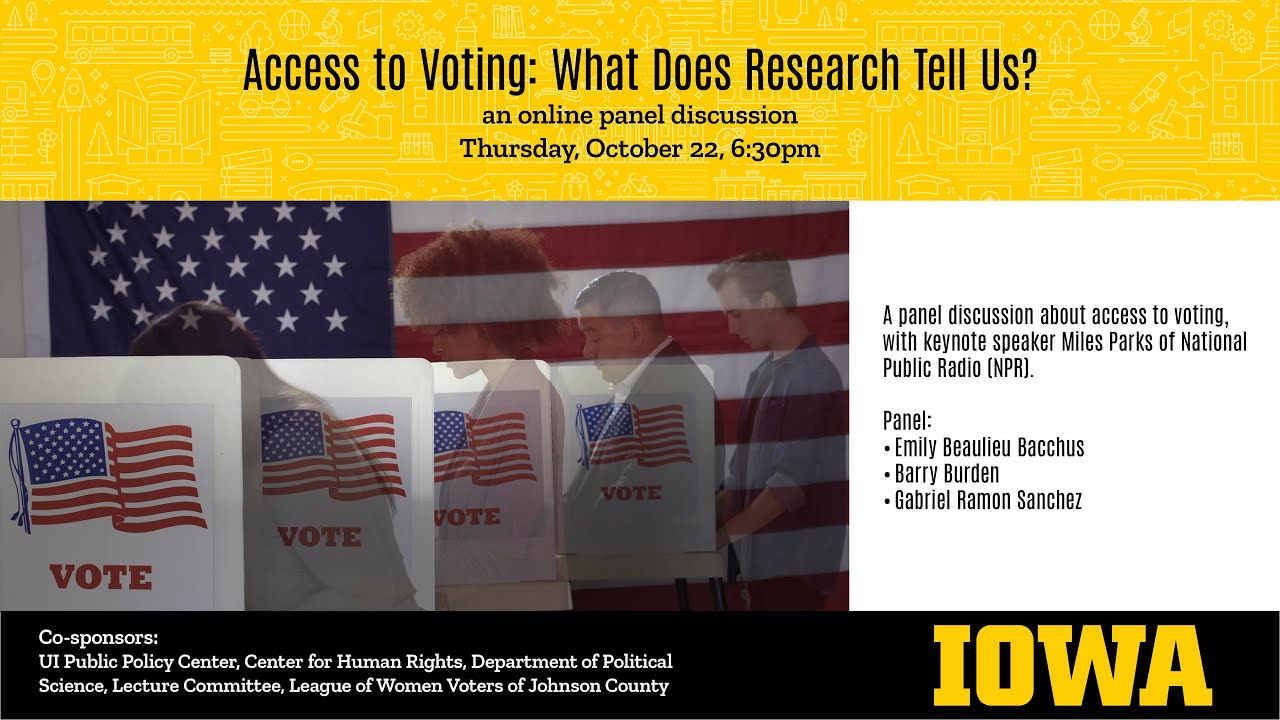 Access to Voting: What Does Research Tell Us?