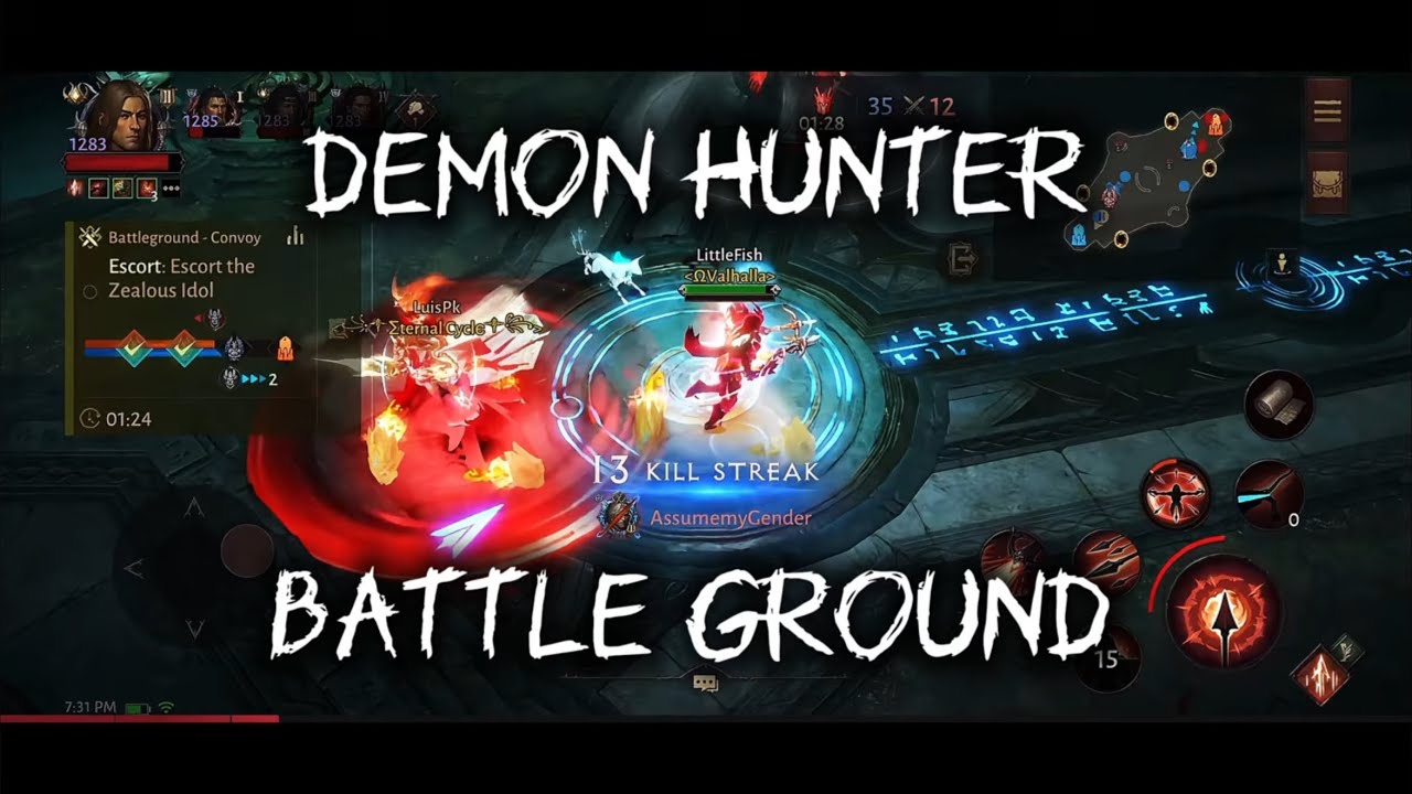 Diablo Immortal PvP | Demon Hunter | Little Fish