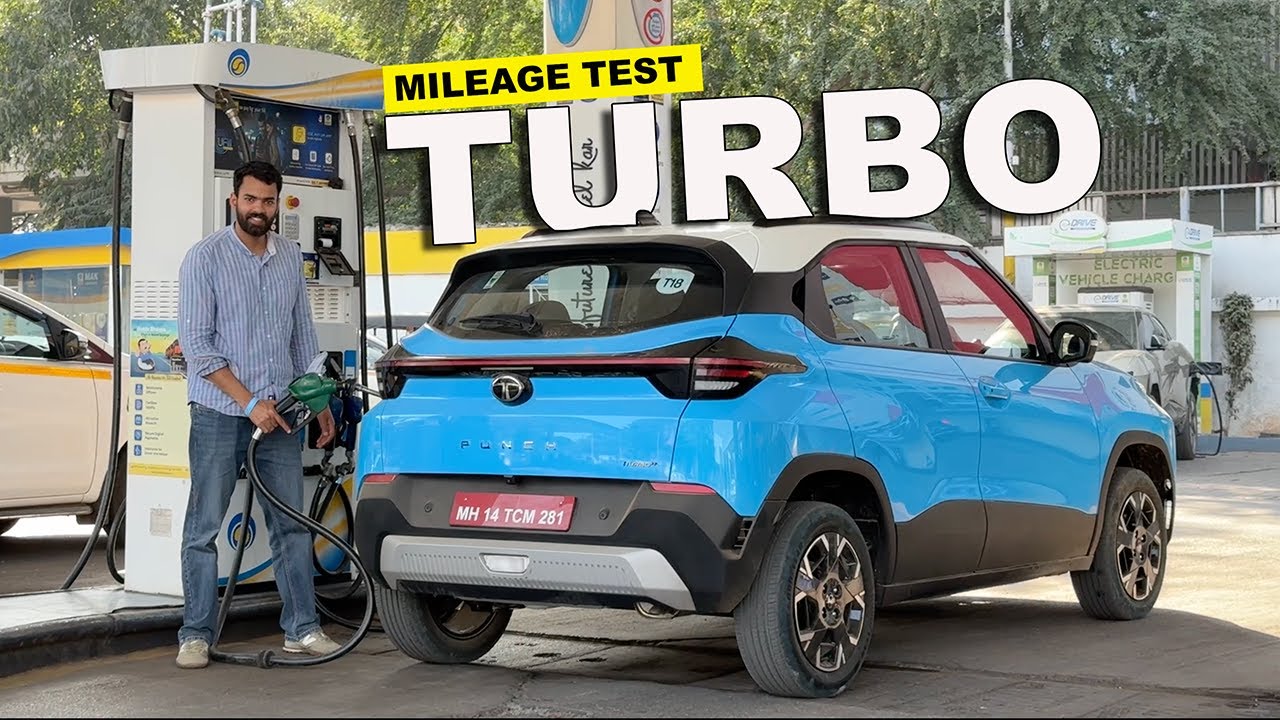 Расход топлива в условиях городского движения* Новый Tata Punch Turbo Petrol | Тест расхода топли...