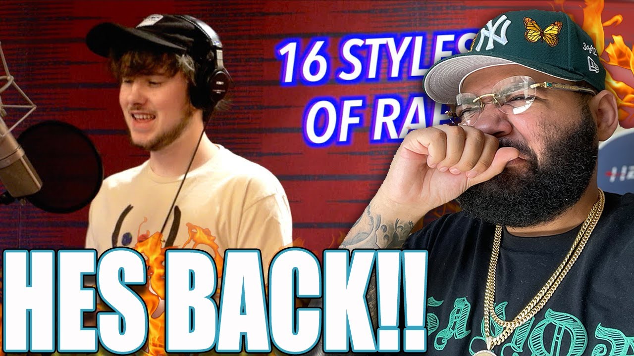 16 Styles of Rapping! (ft. J Cole, NBA Youngboy, Polo G, Tyler The Creator) - Reaction