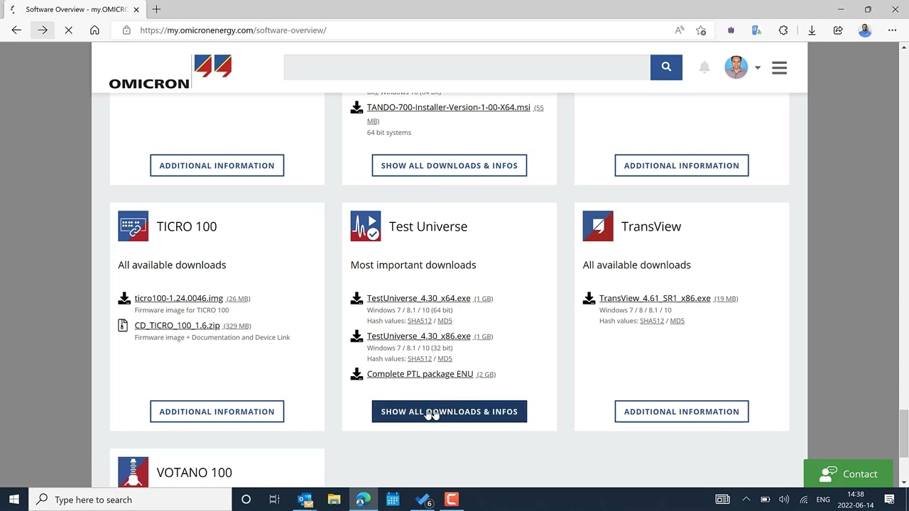 OMICRON Customer Portal Overview