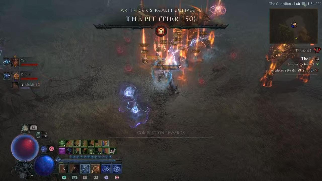 Insane sorcerer PIT 150 trillions of damage | DIABLO IV