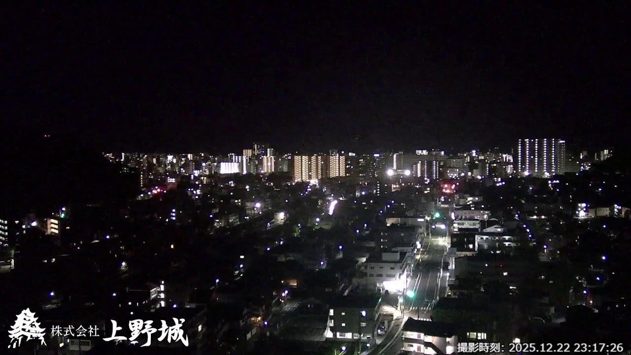 【LIVE】上野城ライブカメラ 桜島と鹿児島市内  /  Sakurajima and Kagoshima city in Japan.  /  Vulcão com câmera ao vivo