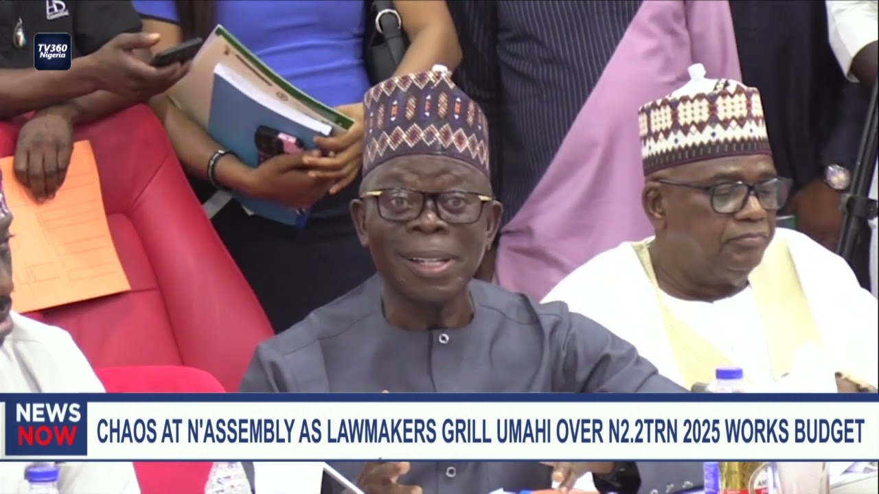 Chaos at N’Assembly as Lawmakers Grill Umahi Over ₦2.2trn 2025 Works Budget
