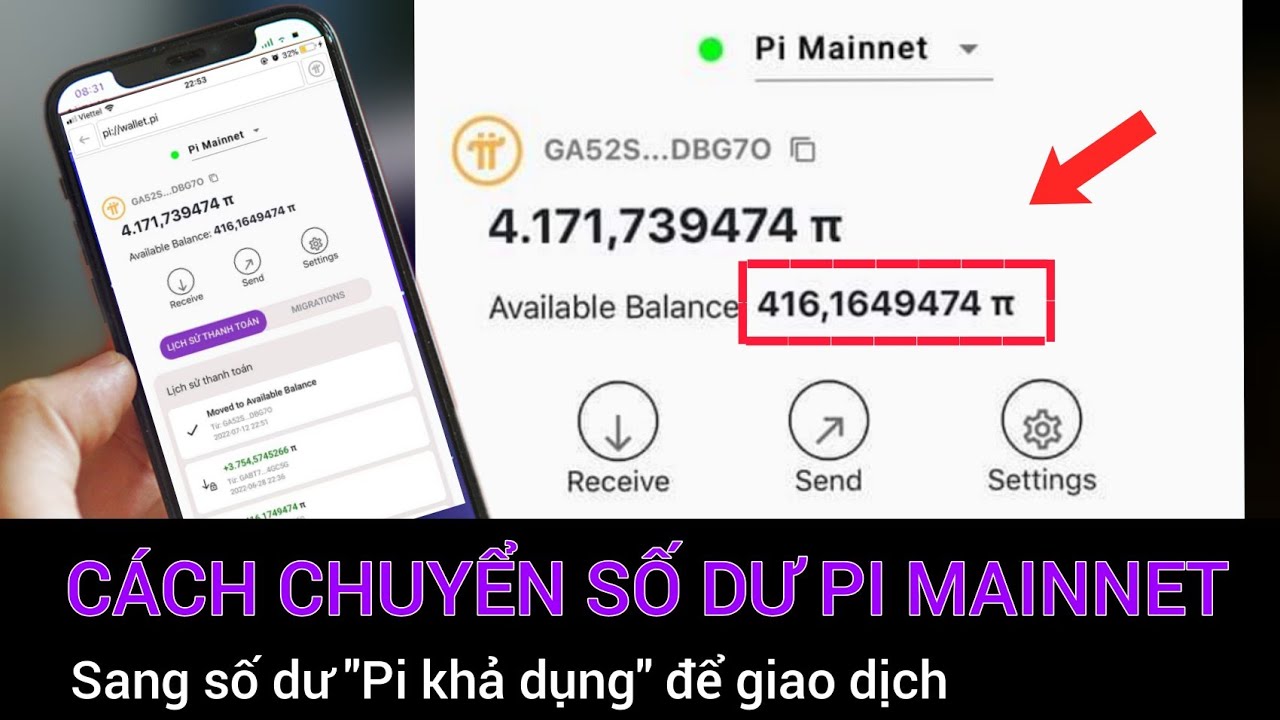 Pi network - C&aacute;ch chuyển sang số Pi khả dụng để giao dịch | PI NETWORK VN