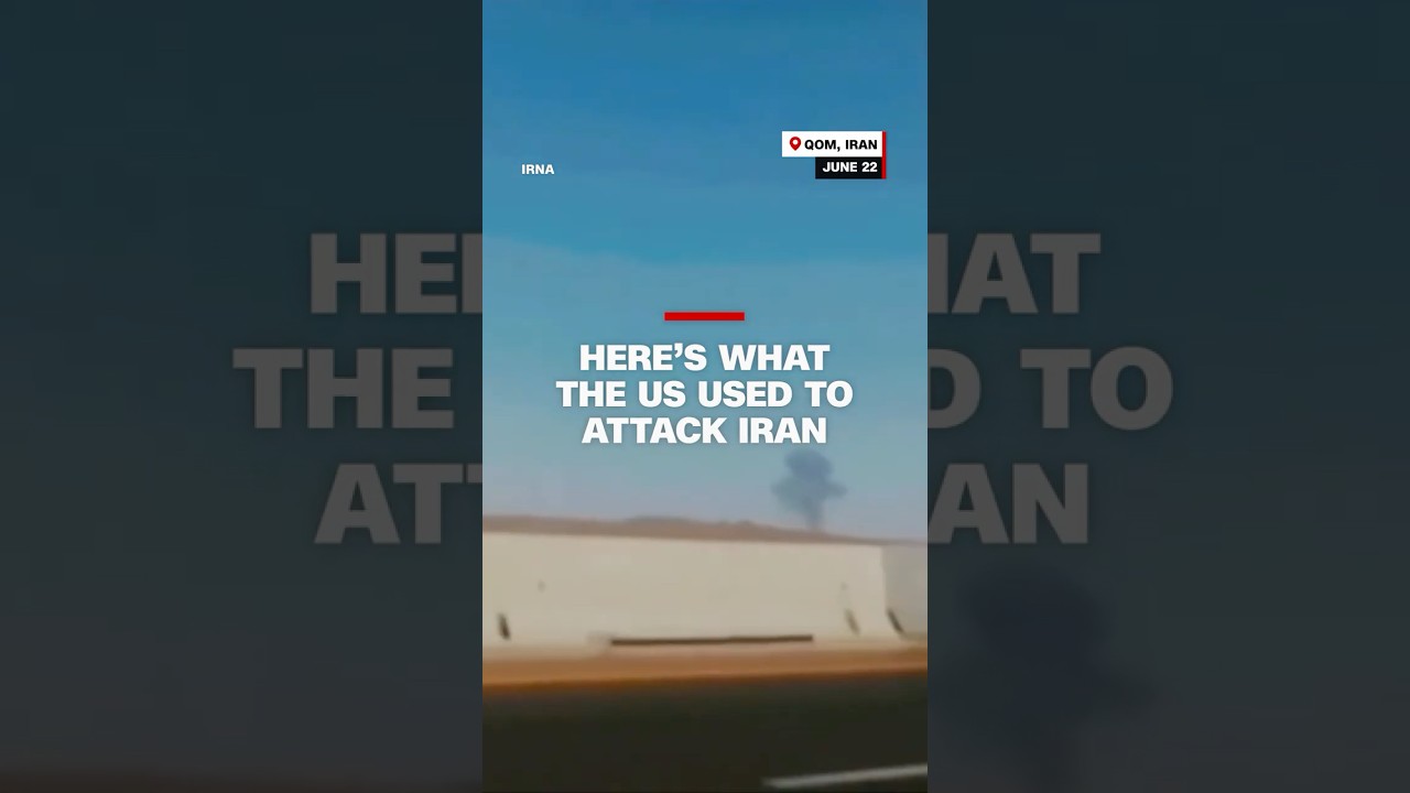 Here&rsquo;s what the US used to attack Iran