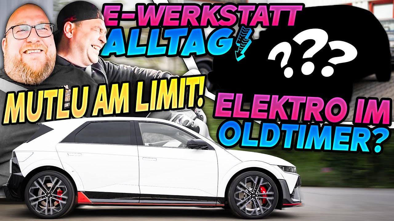 OLDTIMER mit E-Antrieb? - Marcos E-Werkstattalltag - BEGEISTERUNG pur im Hyundai 5 N! 🌍