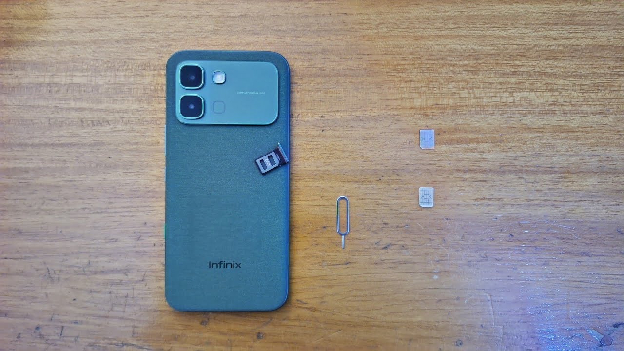 Настройка лотка для SIM-карты на Infinix Note Edge