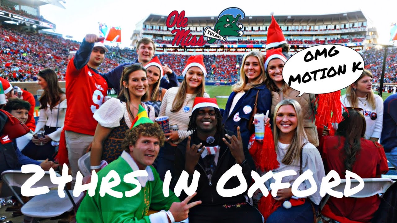 24 HOURS IN OXFORD PT2 !! I THINK I FOUND THE LOML!!!! OLE MISS VS. TULANE PLAYOFF GAME !!