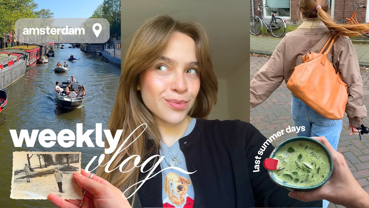 amsterdam vlog | farmers market, hosting friends & a day trip to haarlem