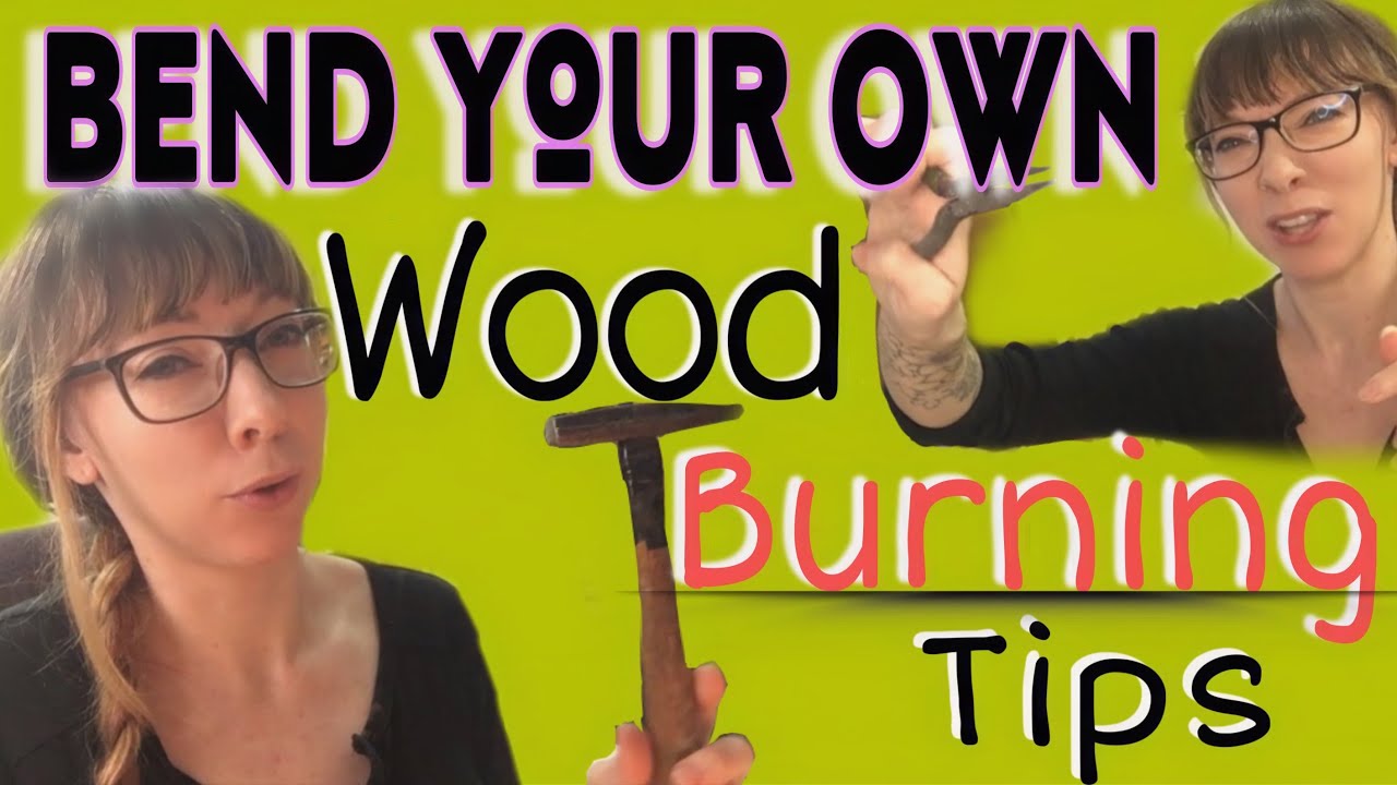 Bending New Wood Burning Tips & Creating Depth with Shading