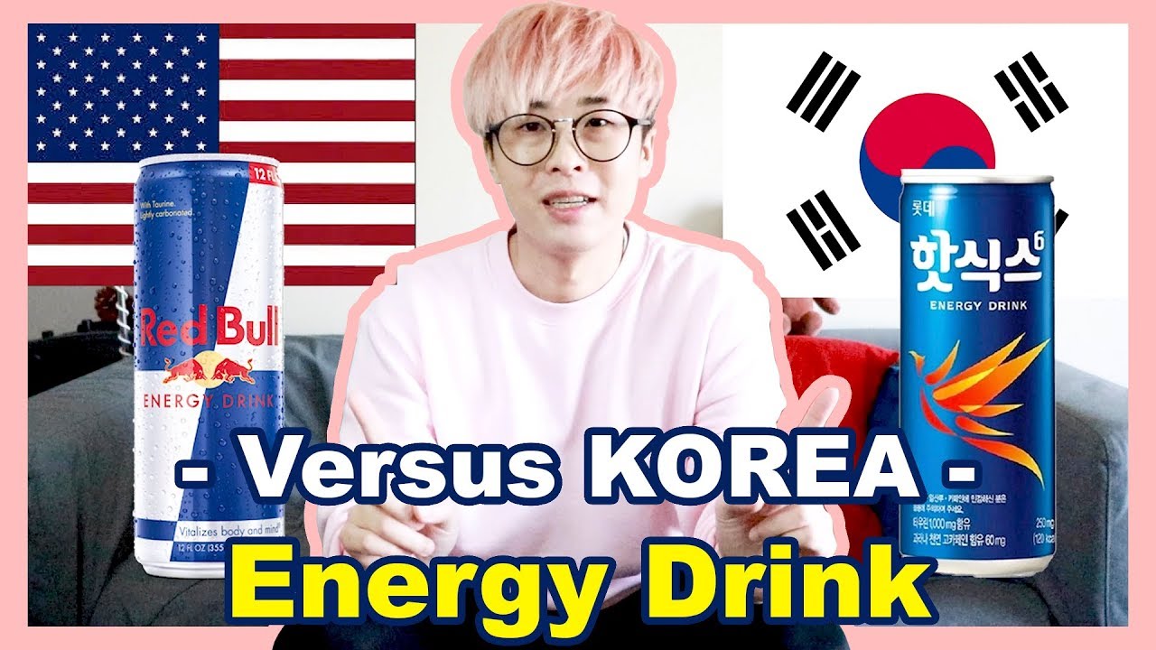 Versus Korea: Is Korean Energy Drink better? Lotte Hot6 #versuskorea #redbull #hot6