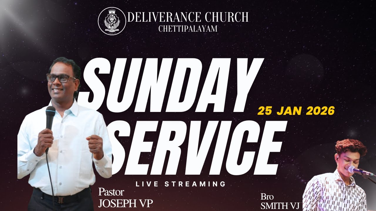 DELIVERANCE CHURCH (COIMBATORE) //  Sunday Service  // Pr. Joseph VP