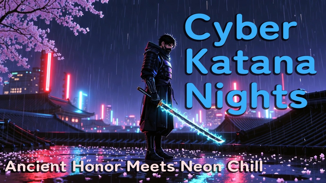 Cyber Katana Nights - Ancient Honor Meets Neon Chill