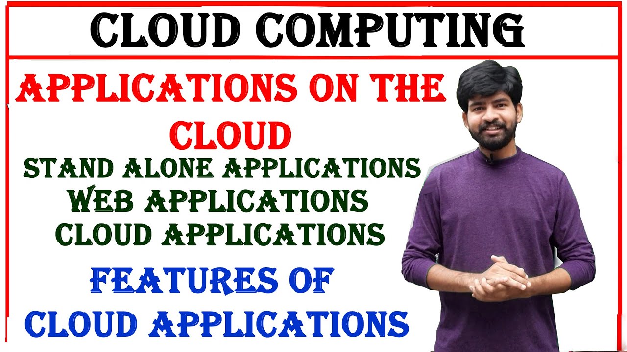 cloud applications, stand alone, web, cloud applications | features of cloud applications, CC unit 3