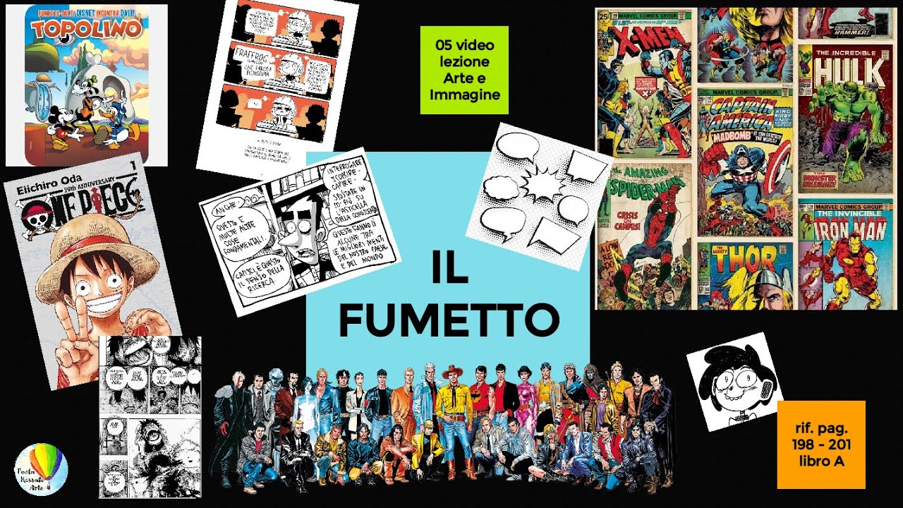Il Fumetto -video lezione Arte e Immagine - Classi terze