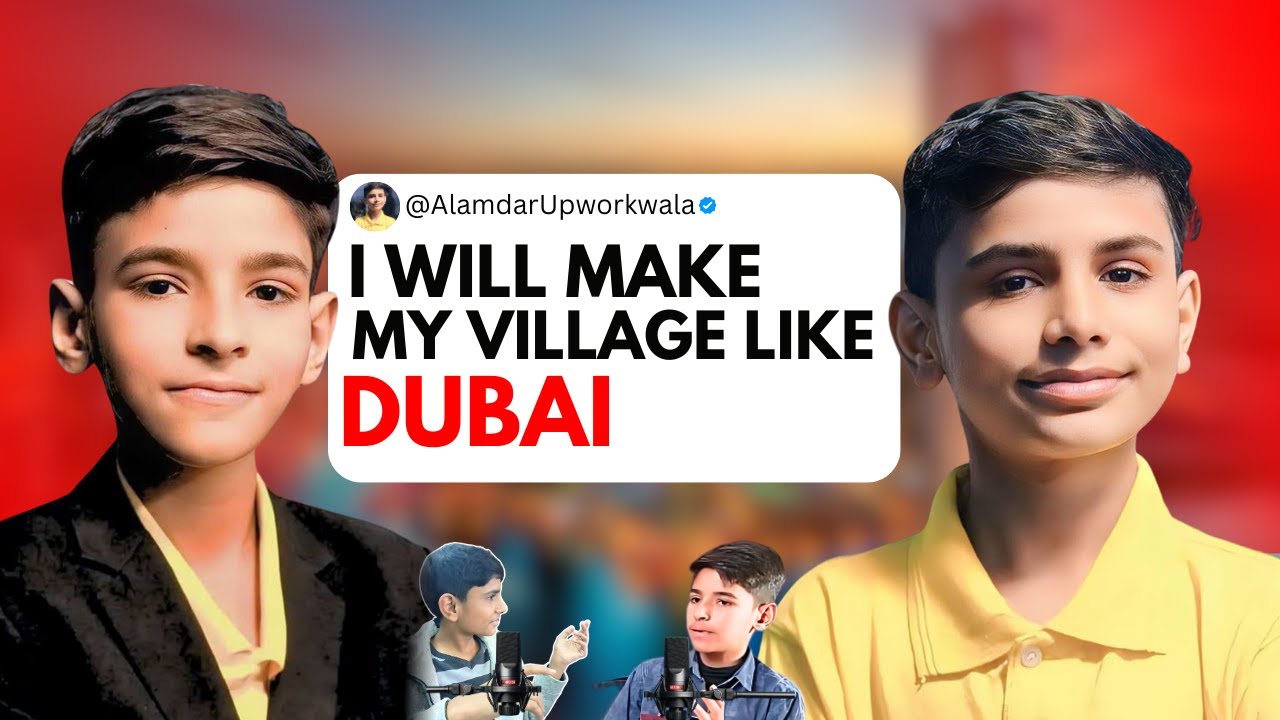 13-Year-Old Alamdar's Dream: Turning His Village into Dubai!