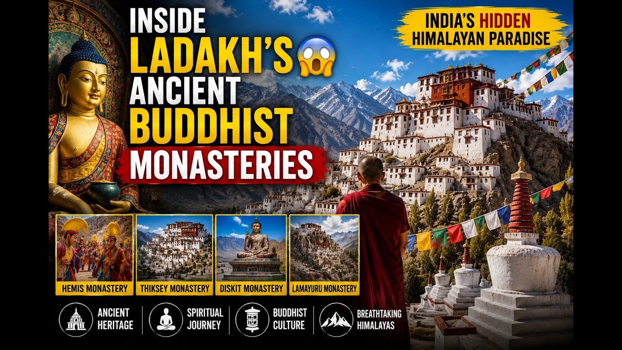 Inside Ladakh&rsquo;s Ancient Buddhist Monasteries 😱 | India&rsquo;s Hidden Himalayan Paradise
