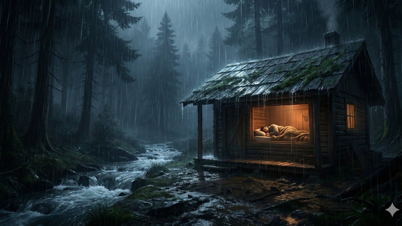 Heavy Rain Sounds ASMR Rain for Sleep, Focus & Relaxation