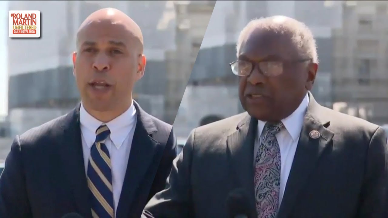 'This Is An American Problem': Sen. Cory Booker, Rep. James Clyburn Introduce Bill To Combat Poverty