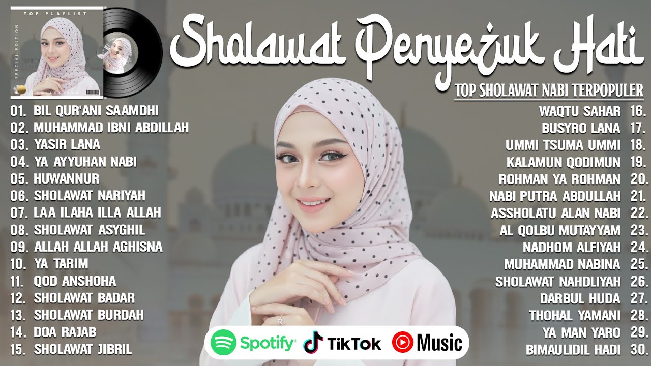 SHOLAWAT NABI TERBARU 2026 PENYEJUK HATI (LIRIK) SHOLAWAT NABI MERDU TERPOPULER 2026 BIKIN ADEM HATI