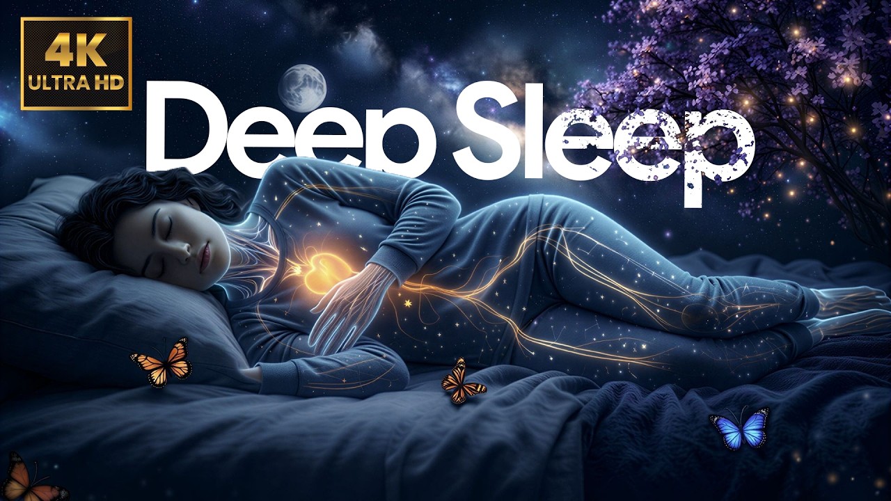 Fall Into Sleep Instantly (No Ads) • Deep Sleep Music • Calm Overthinking & Melatonin Release