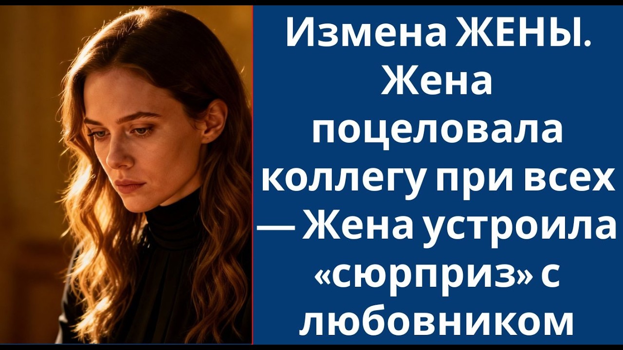 217 Измена ЖЕНЫ  Жена поцеловала коллегу при всех — Жена устроила «сюрприз» с любовником