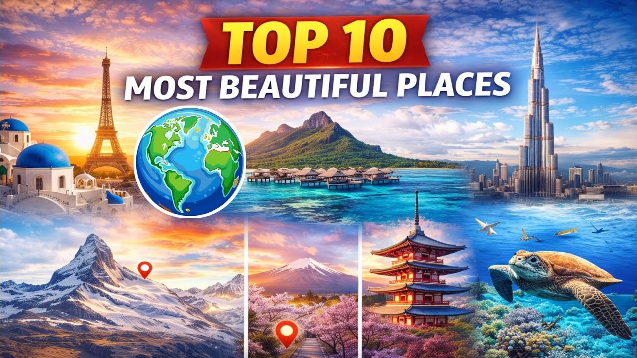 Топ-10 мест мечты в мире. Самые красивые места мира — вы не поверите! #1
